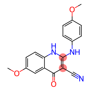 1,4-Dihydro-6-methoxy-2-(4-methoxyphenylamino)-4-oxoquinoline-3-carbonitrile