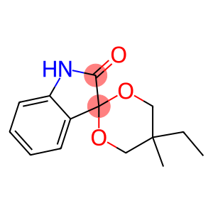 1,3-dihydro-5'-ethyl-5'-methylspiro[2H-indole-3,2'-[1,3]-dioxane]-2-one