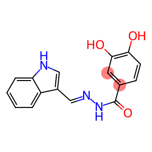 3,4-dihydroxy-N'-[(E)-1H-indol-3-ylmethylidene]benzohydrazide