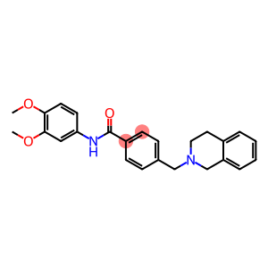 4-(3,4-dihydro-2(1H)-isoquinolinylmethyl)-N-(3,4-dimethoxyphenyl)benzamide