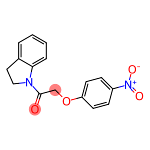 1-(2,3-dihydro-1H-indol-1-yl)-2-(4-nitrophenoxy)-1-ethanone