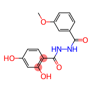 2,4-dihydroxy-N'-(3-methoxybenzoyl)benzohydrazide