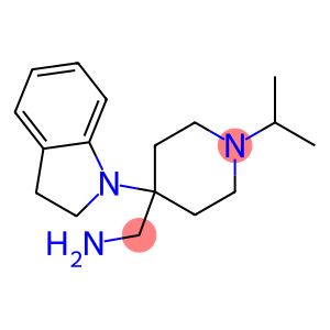 [4-(2,3-dihydro-1H-indol-1-yl)-1-isopropylpiperidin-4-yl]methylamine