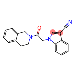 1-[2-(3,4-dihydro-2(1H)-isoquinolinyl)-2-oxoethyl]-1H-indole-3-carbonitrile