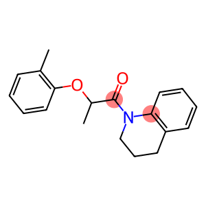 2-(3,4-dihydro-1(2H)-quinolinyl)-1-methyl-2-oxoethyl 2-methylphenyl ether