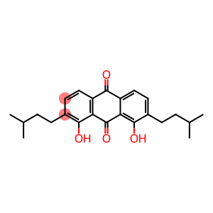 1,8-dihydroxy-2,7-diisopentylanthra-9,10-quinone