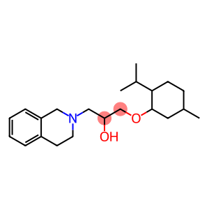 1-(3,4-dihydro-2(1H)-isoquinolinyl)-3-[(2-isopropyl-5-methylcyclohexyl)oxy]-2-propanol