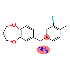 3,4-dihydro-2H-1,5-benzodioxepin-7-yl(3-fluoro-4-methylphenyl)methanamine