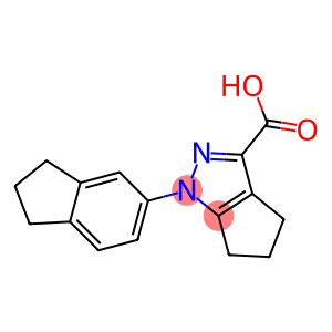 1-(2,3-dihydro-1H-inden-5-yl)-1,4,5,6-tetrahydrocyclopenta[c]pyrazole-3-carboxylic acid