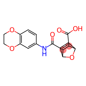 3-[(2,3-dihydro-1,4-benzodioxin-6-ylamino)carbonyl]-7-oxabicyclo[2.2.1]hept-5-ene-2-carboxylic acid