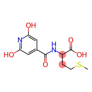 2-[(2,6-dihydroxyisonicotinoyl)amino]-4-(methylthio)butanoic acid