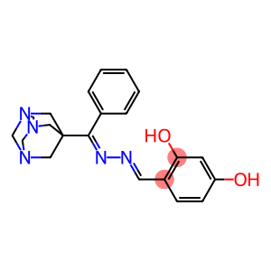 2,4-dihydroxybenzaldehyde [phenyl(1,3,5-triazatricyclo[3.3.1.1~3,7~]dec-7-yl)methylene]hydrazone