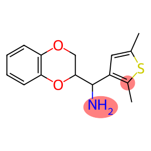 2,3-dihydro-1,4-benzodioxin-2-yl(2,5-dimethylthiophen-3-yl)methanamine