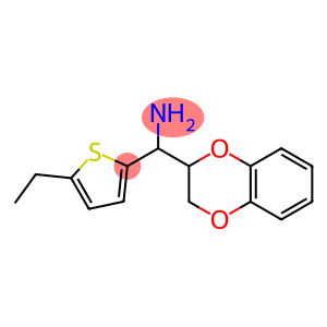 2,3-dihydro-1,4-benzodioxin-2-yl(5-ethylthiophen-2-yl)methanamine