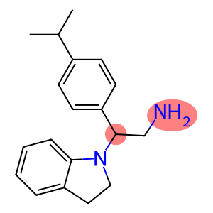 2-(2,3-dihydro-1H-indol-1-yl)-2-[4-(propan-2-yl)phenyl]ethan-1-amine