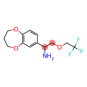 1-(3,4-dihydro-2H-1,5-benzodioxepin-7-yl)-2-(2,2,2-trifluoroethoxy)ethanamine