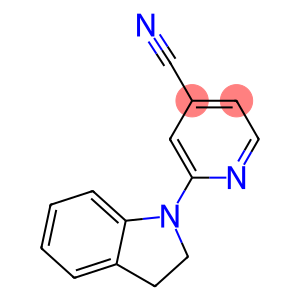 2-(2,3-dihydro-1H-indol-1-yl)isonicotinonitrile