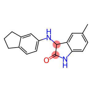 3-(2,3-dihydro-1H-inden-5-ylamino)-5-methyl-2,3-dihydro-1H-indol-2-one