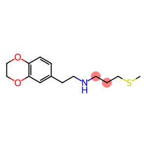 [2-(2,3-dihydro-1,4-benzodioxin-6-yl)ethyl][3-(methylsulfanyl)propyl]amine