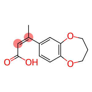 3-(3,4-dihydro-2H-1,5-benzodioxepin-7-yl)but-2-enoic acid