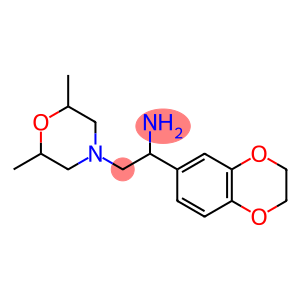 1-(2,3-dihydro-1,4-benzodioxin-6-yl)-2-(2,6-dimethylmorpholin-4-yl)ethanamine