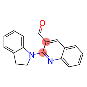 2-(2,3-dihydro-1H-indol-1-yl)quinoline-3-carbaldehyde