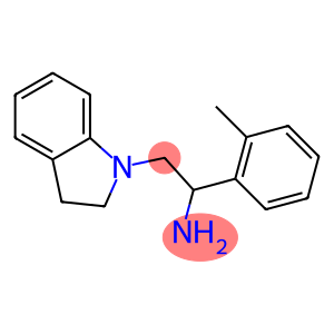 2-(2,3-dihydro-1H-indol-1-yl)-1-(2-methylphenyl)ethanamine