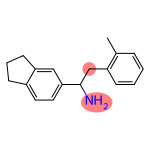 1-(2,3-dihydro-1H-inden-5-yl)-2-(2-methylphenyl)ethan-1-amine