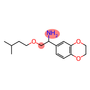 1-(2,3-dihydro-1,4-benzodioxin-6-yl)-2-(3-methylbutoxy)ethan-1-amine