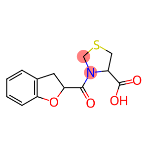 3-(2,3-dihydro-1-benzofuran-2-ylcarbonyl)-1,3-thiazolidine-4-carboxylic acid