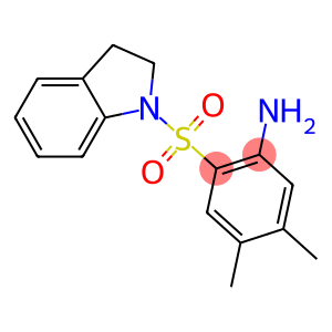 2-(2,3-dihydro-1H-indole-1-sulfonyl)-4,5-dimethylaniline