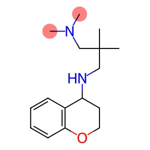 {2-[(3,4-dihydro-2H-1-benzopyran-4-ylamino)methyl]-2-methylpropyl}dimethylamine