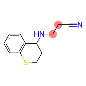 3-(3,4-dihydro-2H-1-benzothiopyran-4-ylamino)propanenitrile