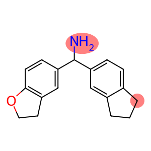 2,3-dihydro-1-benzofuran-5-yl(2,3-dihydro-1H-inden-5-yl)methanamine