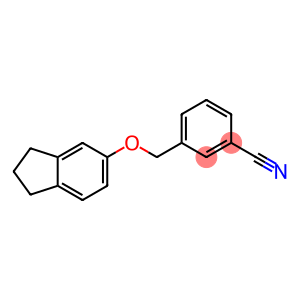 3-[(2,3-dihydro-1H-inden-5-yloxy)methyl]benzonitrile