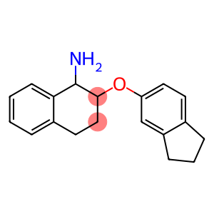 2-(2,3-dihydro-1H-inden-5-yloxy)-1,2,3,4-tetrahydronaphthalen-1-amine