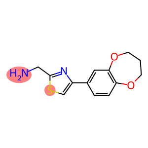 [4-(3,4-dihydro-2H-1,5-benzodioxepin-7-yl)-1,3-thiazol-2-yl]methanamine