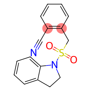 2-[(2,3-dihydro-1H-indole-1-sulfonyl)methyl]benzonitrile