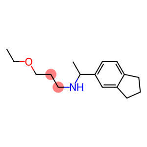 [1-(2,3-dihydro-1H-inden-5-yl)ethyl](3-ethoxypropyl)amine