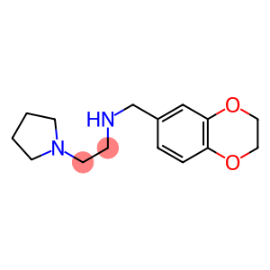 (2,3-dihydro-1,4-benzodioxin-6-ylmethyl)[2-(pyrrolidin-1-yl)ethyl]amine