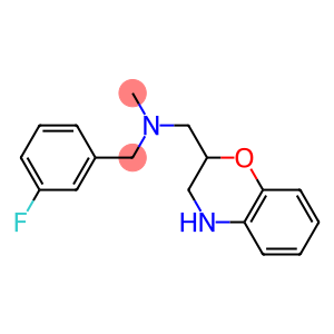 (3,4-dihydro-2H-1,4-benzoxazin-2-ylmethyl)[(3-fluorophenyl)methyl]methylamine