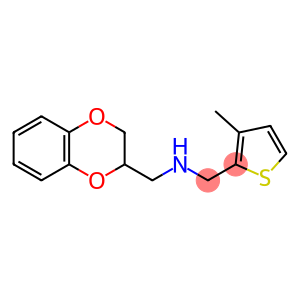 (2,3-dihydro-1,4-benzodioxin-2-ylmethyl)[(3-methylthiophen-2-yl)methyl]amine