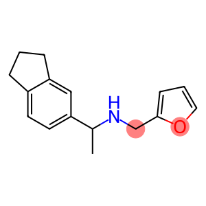 [1-(2,3-dihydro-1H-inden-5-yl)ethyl](furan-2-ylmethyl)amine