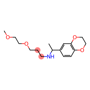 [1-(2,3-dihydro-1,4-benzodioxin-6-yl)ethyl][3-(2-methoxyethoxy)propyl]amine