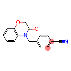 4-((2,3-dihydro-3-oxobenzo[b][1,4]oxazin-4-yl)methyl)benzonitrile