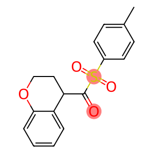 3,4-dihydro-2H-chromen-4-yl[(4-methylphenyl)sulfonyl]methanone