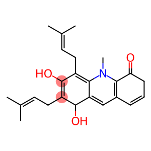 1,3-DIHYDROXY-10-METHYL-2,4-DIPRENYLACRIDONE