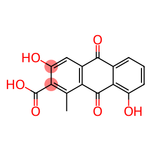 3,8-dihydroxy-1-methylanthraquinone-2-carboxylic acid