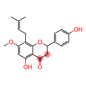 5,4'-DIHYDROXY-7-METHOXY-8-PRENYLFLAVANONE