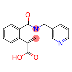 1,2-Dihydro-1-oxo-2-(pyridin-3-ylmethyl)isoquinoline-4-carboxylic acid